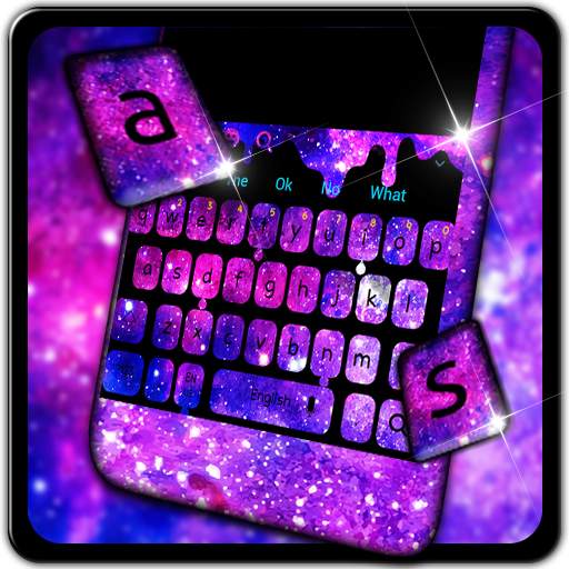 Melting Liquid Galaxy Keyboard Theme 10001002
