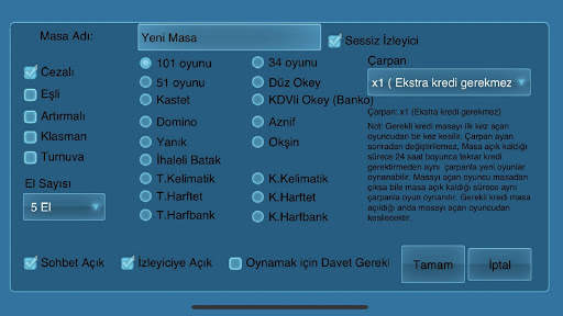 101 Okey Domino batak hakkarim.net yüzbir ve okşin screenshot 16