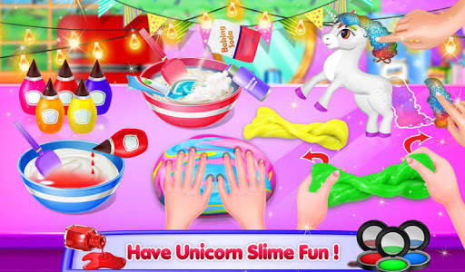 Unicorn Slime Maker Simulator Satisfying Games DIY screenshot 24