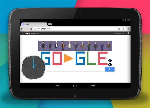 Floating Neon Clock screenshot 3