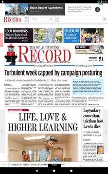 St. Augustine Record e-Edition screenshot 1