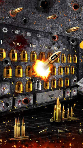 Bullet Battle Keyboard Theme screenshot 2