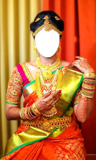 Women Bridal Saree Montage screenshot 6