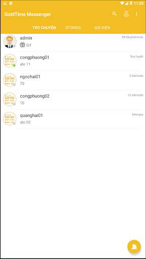 GoldTime Messenger screenshot 2