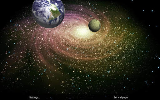 3D Galaxy Live Wallpaper HD screenshot 12
