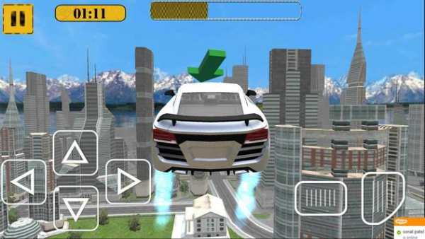 Flying Racing Car City Racer screenshot 3