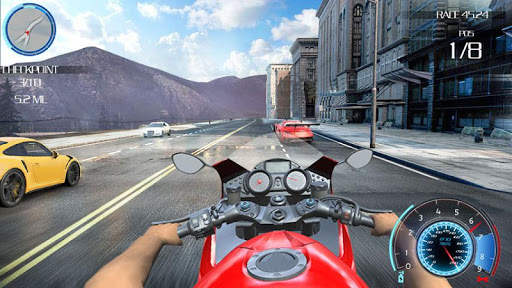 Racing Moto 3D screenshot 1