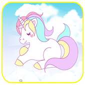 Unicorn : Coloring pages logo
