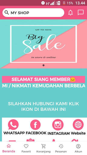 MY SHOP - GROSIR HIJAB TERLENGKAP screenshot 1