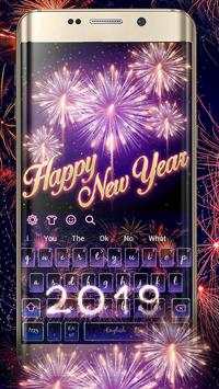 Happy New Year 2019 Keyboard screenshot 2