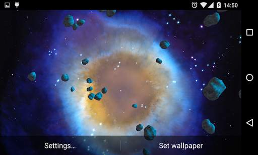 Asteroids 3D Live Wallpaper HD screenshot 23