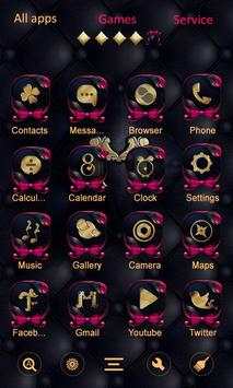 Pink Bow GO Launcher screenshot 4