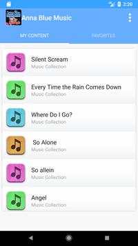 Anna Blue Music Lyric screenshot 2