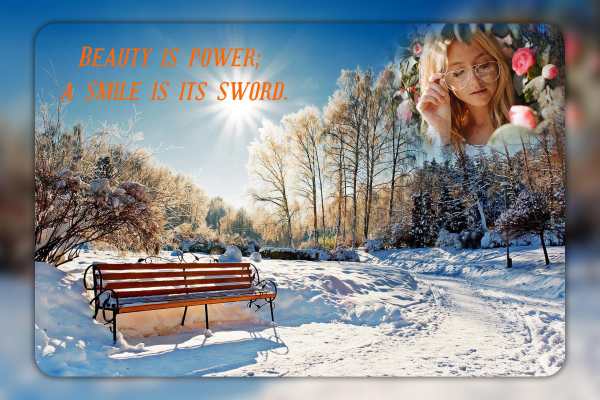 Snowfall Photo Frame : Snowfall Memories screenshot 1