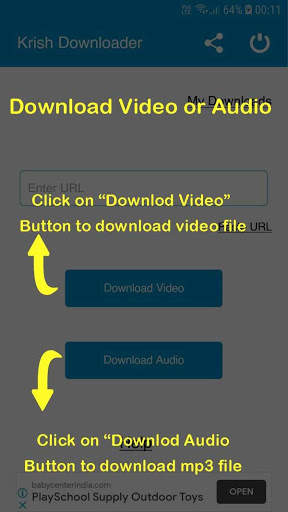 Krish Audio & Video Downloader screenshot 3