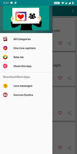 Caption for Instagram and facebook Photos screenshot 8