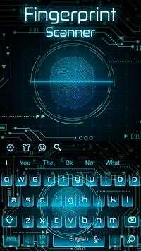 Fingerprint Scanner Keyboard Theme screenshot 3