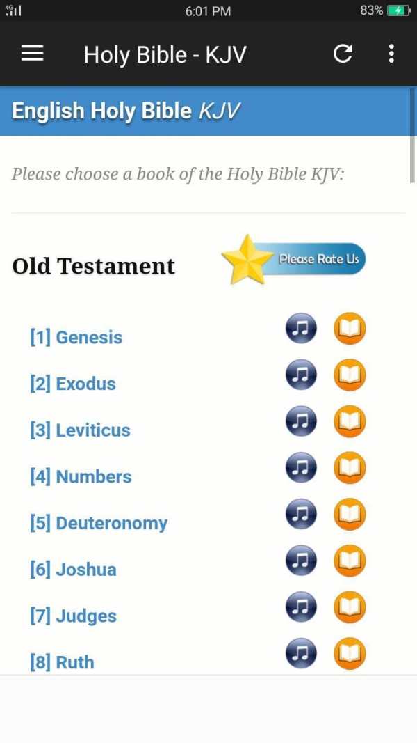 Audio Bible KJV Free - King James Bible App screenshot 2