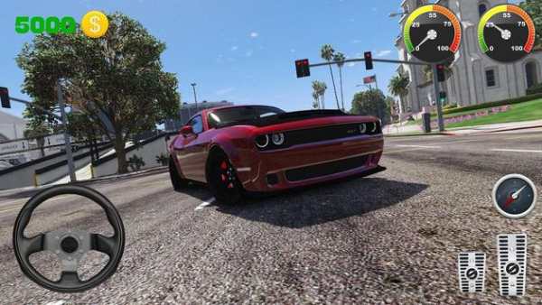 Parking Dodge - Challenger Muscle Driving USA screenshot 3