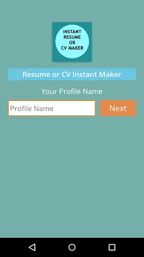 Instant Resume / CV Maker Free for Job Seekers screenshot 1