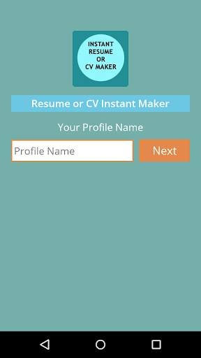 Instant Resume / CV Maker Free for Job Seekers screenshot 1