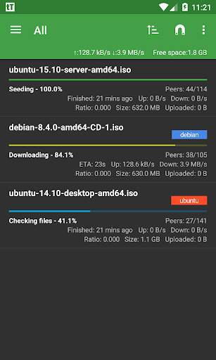 tTorrent Lite - Torrent Client screenshot 2