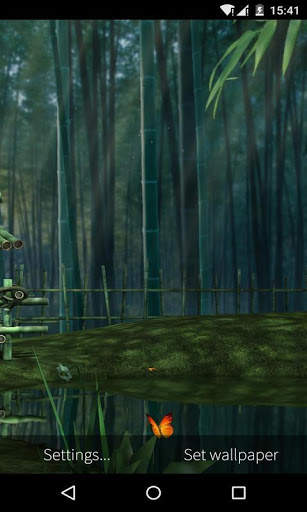 3D Bamboo House Live Wallpaper screenshot 7