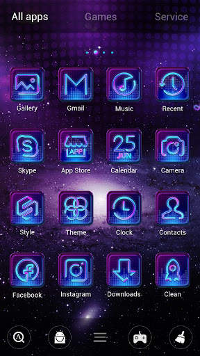 DJ Skull GO Launcher Theme screenshot 3