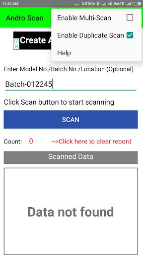 Barcode Scan-scanning app-inventory management screenshot 4