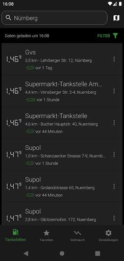 Spritpreise - günstig Tanken screenshot 4