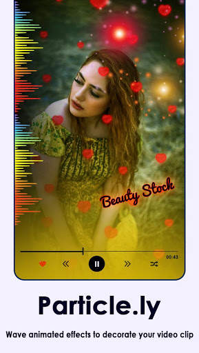 Wave Beats Music - Particle Video Status Maker screenshot 3