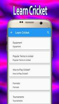 Learn Cricket screenshot 2