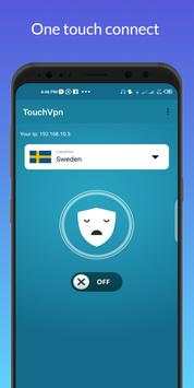 Touch VPN -Free Unlimited VPN Proxy & WiFi Privacy screenshot 1