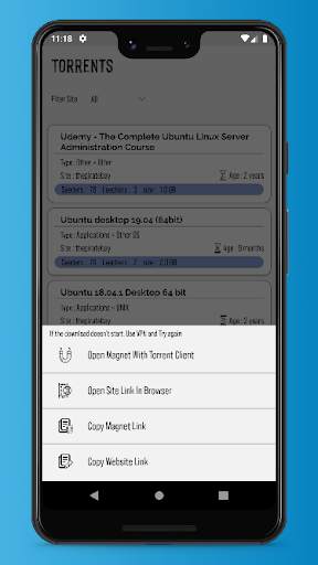 Torrent Finder - Torrent Search Engine 2020 screenshot 4