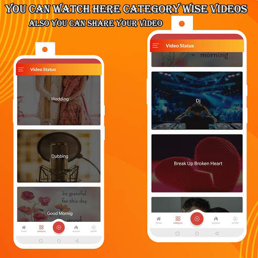 Indian Video Status App -  Video sharing app screenshot 1