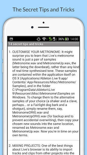 Free Ableton Live Tips screenshot 10