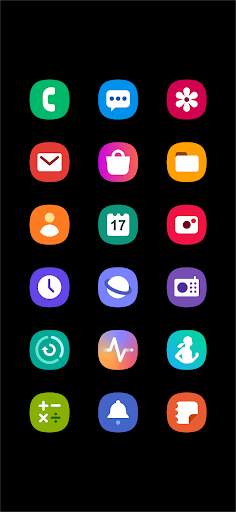 OneUI 4 Icon Pack (Theme) Demo 2 تصوير الشاشة