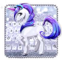 Silver Unicorn Keyboard logo