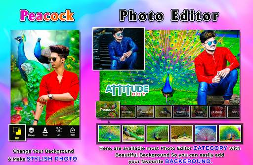 Peacock Photo Editor screenshot 2