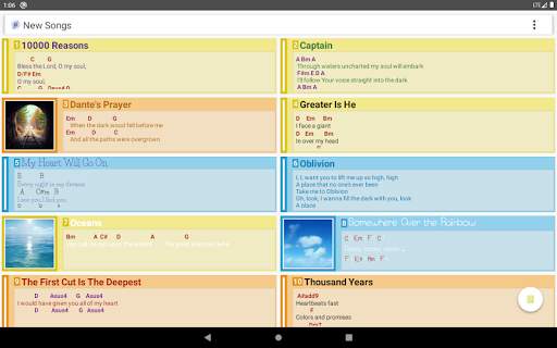 LyricsNote - Guitar Chords & Lyrics in a Notepad скриншот 9