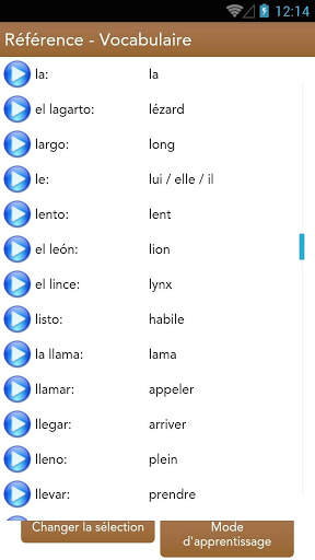 Leçon Espagnol Demo screenshot 2