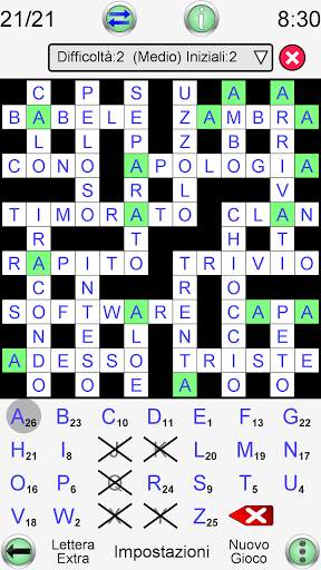 Cruciverba Codice screenshot 2