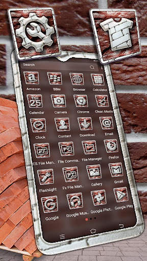 Brown Brick Theme Launcher screenshot 2
