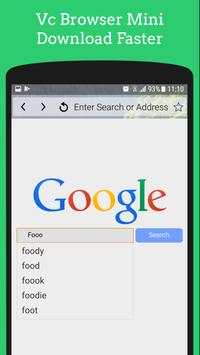 vc browser mini screenshot 1