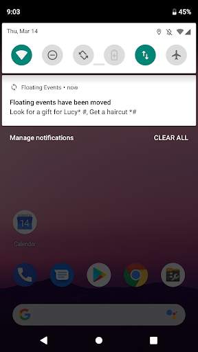 Floating Events Free screenshot 7