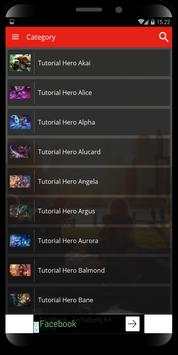 MyHero Mobile Legends Video Guide screenshot 1