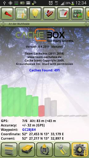 Cachebox - with Geocaching API screenshot 1