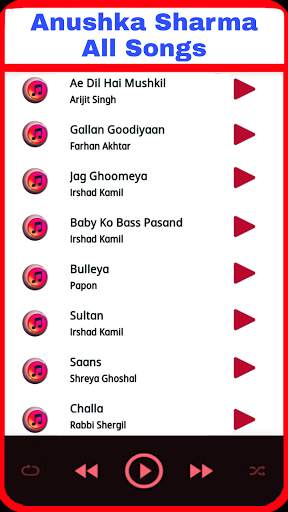 Anushka Sharma All Songs screenshot 1