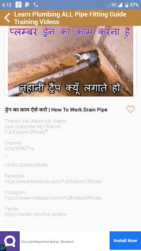 Learn Plumbing ALL Pipe Fitting Guide Training screenshot 3