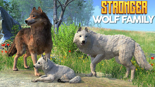 Virtual Arctic Wolf Family Sim screenshot 3